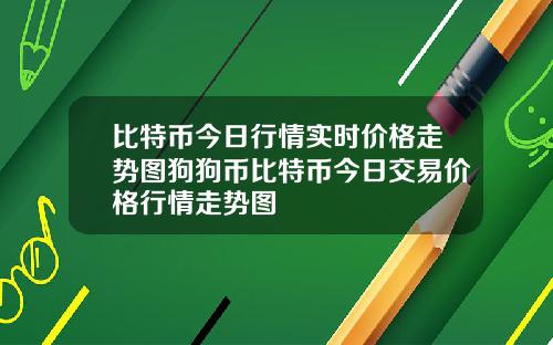 比特币今日行情实时价格走势图狗狗币比特币今日交易价格行情走势图