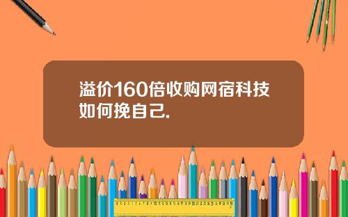 溢价160倍收购网宿科技如何挽自己.